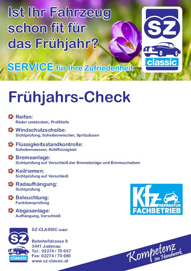 Frühjahrs-Check